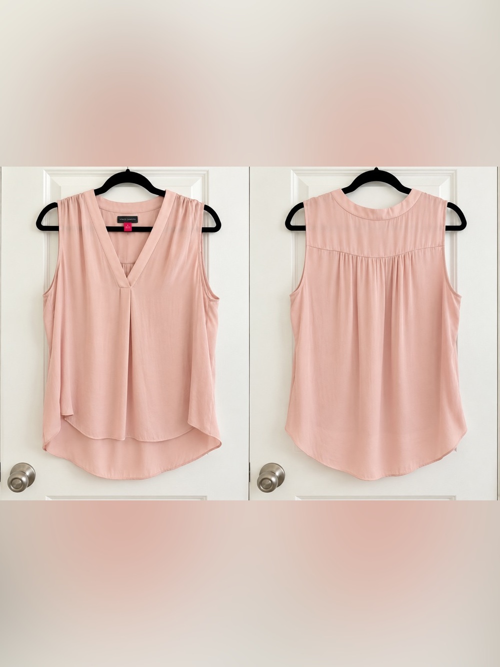 Vince Camuto Soft Blush Sleeveless V-Neck Camisole
